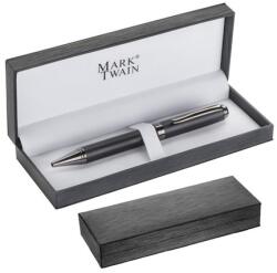 Mark Twain Golyóstoll Mark Twain krómozott sötét test, dobozban