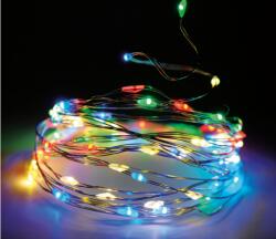 ProGarden 80 micro LED-es kültéri-beltéri fényfüzér, színes, 8 m, hálózati adapterrel (AX4234200)