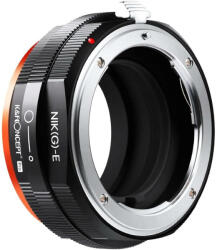 K&F Concept Nikon G - Sony E adapter PRO (NIK-NEX, kézi rekeszállítással) (KF06.438)