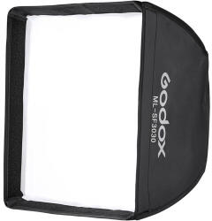 GODOX ML-SF3030 Videólámpa/ Vaku Diffúzor Softbox -V860/ V850/ TT600/ TT685/ TT560/ AD200/ ML30/ ML30Bi/ AD300PRO (30*30cm) (ML SF3030)