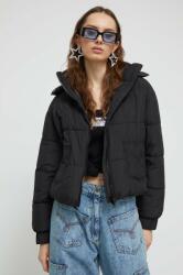 Moschino Jeans rövid kabát női, fekete, téli - fekete L