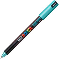 uni Marker UNI PC-1MR Posca 0.7 mm, varf fin metalic, verde metalizat (M625)