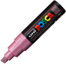 uni Marker UNI PC-8K Posca 8 mm, varf tesit, roz metalizat (M660)