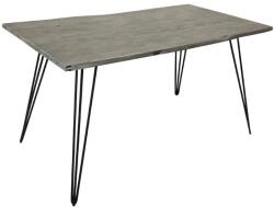 LuxD Design étkezőasztal Shayla 140 cm szürke akác