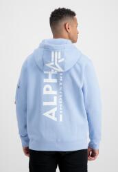 Alpha Industries Back Print Zip Hoody - light blue