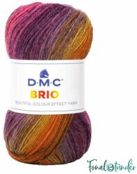 DMC Brio 405 - Narancstól Liláig - színes fonal