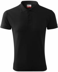 MALFINI Tricou polo pentru bărbați Reserve - Neagră | XXL (R220117)