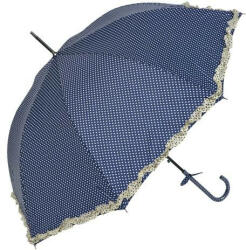 Clayre & Eef Esernyő 100cm, kék alapon fehér pöttyös