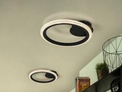 Schuller RING fekete LED mennyezeti lámpa (SCH-717847) LED IP20 (717847)
