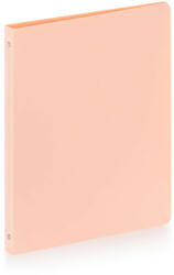 KARTON P+P Műanyag gyűrűskönyv A/4, 4 gyűrűs, PASTELINI, pasztell barack (KPP-2-898) - mesescuccok