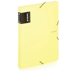 KARTON P+P Műanyag füzetbox A/4, PASTELINI, pasztell sárga (KPP-2-578) - mesescuccok