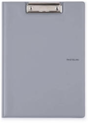 KARTON PP Felírótábla, fedeles, A/4, PVC, PASTELINI, pasztell szürke (KPP-5-599)