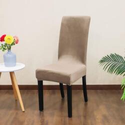 Forcheer SzékHuzat Étkezőszékre (bársonyos, kapucsínó barna)