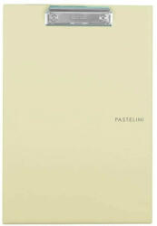 KARTON PP Felírótábla A/4, PVC, PASTELINI, pasztell sárga (KPP-5-577) - officetrade