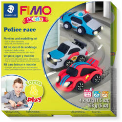 FIMO kreatív süthető gyurma készlet - 4 x 42 g, rendőrségi üldözés