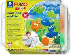 FIMO kreatív süthető gyurma készlet - 4 x 42 g + eszközök, tengeri állatok
