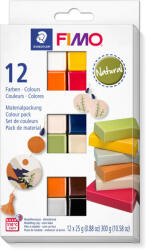 FIMO Soft süthető gyurma készlet - 12 x 25 g, Természetes színek