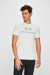 Giorgio Armani t-shirt fehér, férfi, nyomott mintás - fehér M - answear - 13 990 Ft