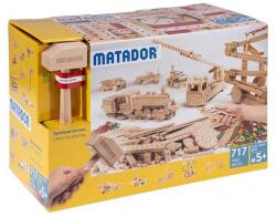 Matador Set cuburi de constructie din lemn Explorer 717 piese, +5 ani, Matador (MTE11717)
