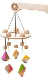 Mobbli Carusel Montessori din lemn cu 5 corpuri geometrice, colorate, Mobbli (MBL-M01-FG-CL) - orasuljucariilor