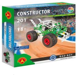 Alexander Toys Set constructie 201 piese metalice Constructor-Bad Boy Monster Truck, +8 ani Alexander (AXCONS-2184)
