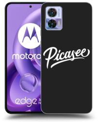 Picasee Fekete szilikon tok az alábbi mobiltelefonokra Motorola Edge 30 Neo - Picasee - White