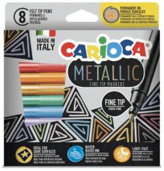CARIOCA Fineliner Metallic Carioca 8/set