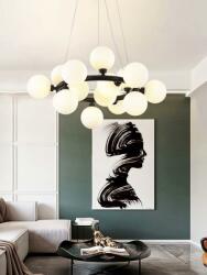 Lustra Led Luxury 1010-15 Negru