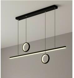 Lustra LED Tip Pendul Neagra 52W 008