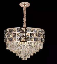 Candelabru 778, Textura Cristal, Metal Auriu