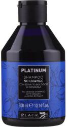 Black Professional Şampon cu extract de migdale pentru neutralizarea nuanțelor de portocaliu și cupru - Black Professional Line Platinum No Orange Shampoo With Organic Almond Extract 1000 ml