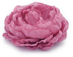 Zia Fashion Brosa eleganta bujor mare roz din voal 10.5 cm, Corizmi, Lilian