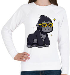 printfashion gorilla - Női pulóver - Fehér (13684945)