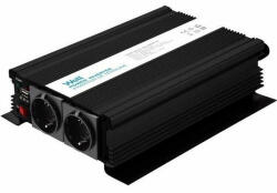 Well Invertor de tensiune 12V - 220V, USB, 1000W, Well PSUP-INV/U-12V1000W-WL (PSUP-INVU-12V1000W-WL)