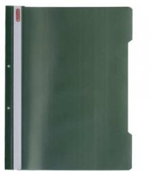 Herlitz Dosar cu sina A4 PP, perforat, culoare verde inchis, Herlitz HZ9486400-1