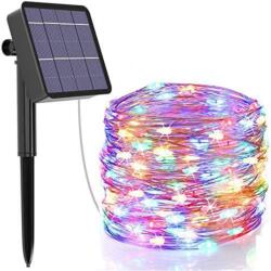 ProGarden 200 micro LED-es napelemes kerti dekor fényfüzér, színes (CZ6500730)