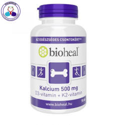 bioheal Kálcium 500mg + D3-vitamin + K2-vitamin 70db BBD: 26/03/11 (4156095)