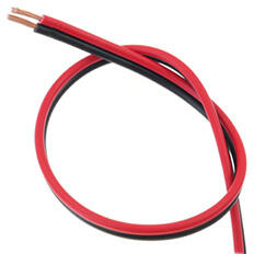 LEDTech Vezeték LED szalaghoz, piros/fekete (2x0.75 mm2) (KAB0390)