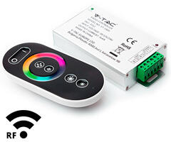 V-TAC RF Touch RGB LED vezérlő (3312) - 144W - fekete ( 3312)