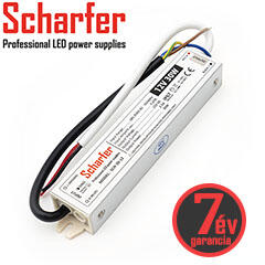Scharfer Vízálló LED tápegység 12 Volt (30W/2.5A) IP67, Scharfer (SCH-30-12)