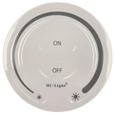 MiLight Dimmer Fali LED szalag fényerő szabályzó panel: elemes - fehér FUT087 (Milight FUT087)