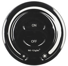 MiLight Dimmer Fali LED szalag fényerő szabályzó panel: elemes - fekete (Milight FUT087B)