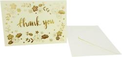 Rex London Felicitare, Rex London, crem si auriu, carton, 17 x 12 cm, cu mesaj Thank You