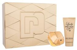 Paco Rabanne Lady Million set cadou Apă de parfum 80 ml + loțiune de corp 100 ml + cutie de metal pentru femei