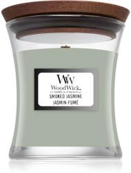 WoodWick Smoked Jasmine lumânare parfumată cu fitil din lemn 85 g