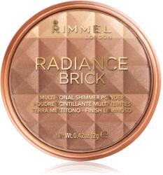 Rimmel Radiance Brick pulberi pentru evidentierea bronzului culoare 002 Medium 12 g