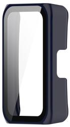 gigapack Huawei Band 7 műanyag keret (bumper, ütésálló + kijelzővédő üveg) sötétkék (GP-125008)