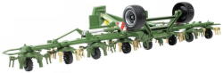 BRUDER Professional Series Krone Trailed Rotary Tedder with osobny running Gear KWT 8.82 (02224) (02224) Figurina