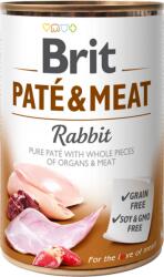 Brit Conserva cu bucati de carne si pate, Brit Pate & Meat cu Iepure, 400 g
