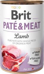 Brit Conserva cu bucati de carne si pate, Brit Pate & Meat cu Miel, 400 g